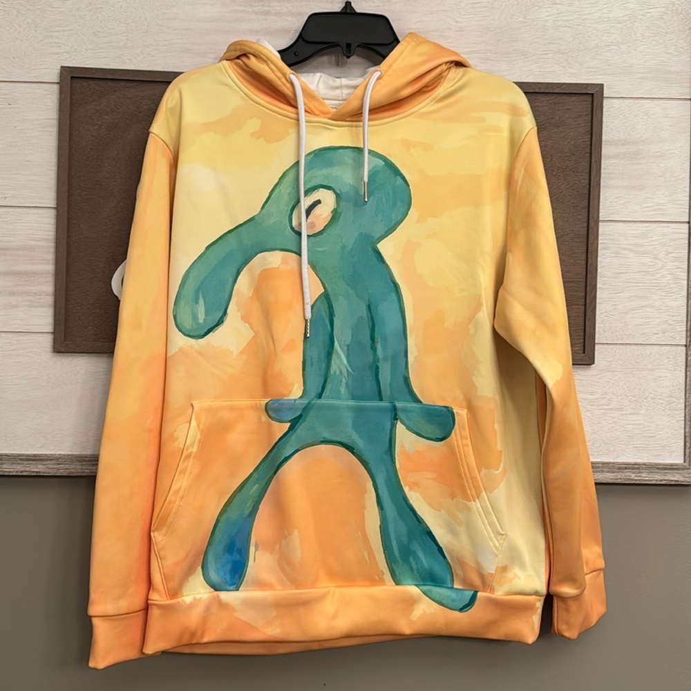 CARRYFUTURE Squidward Bold and Brash Self Portrait Hoodie  Medium gently used